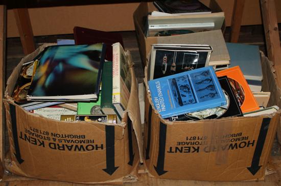 4 boxes of mixed books